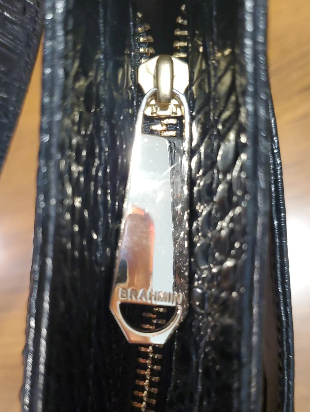 Brahmin Melbourne Croc Shoulder Bag